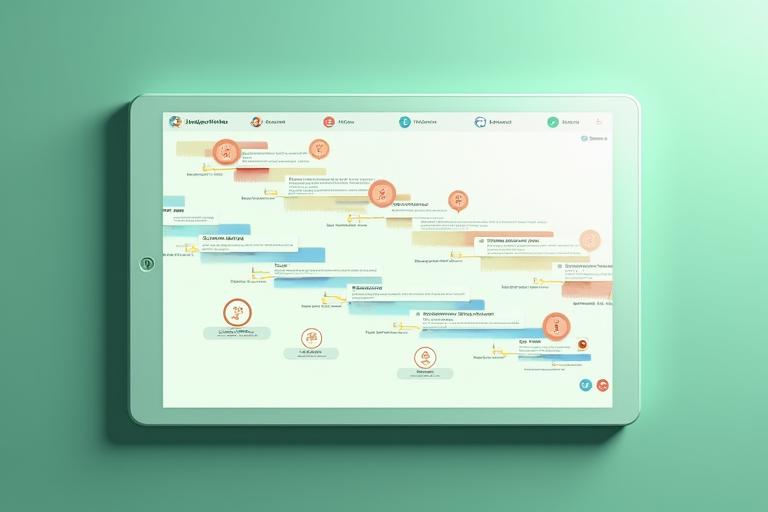 Mappa visuale di un user journey che mostra i passaggi chiave e i punti di decisione, con heatmaps applicate all'interfaccia utente.