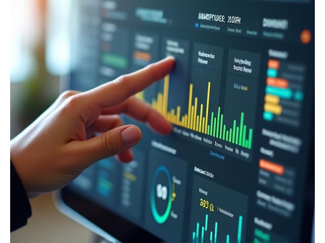 Dashboard di un'app per il monitoraggio dei progressi nutrizionali e di benessere