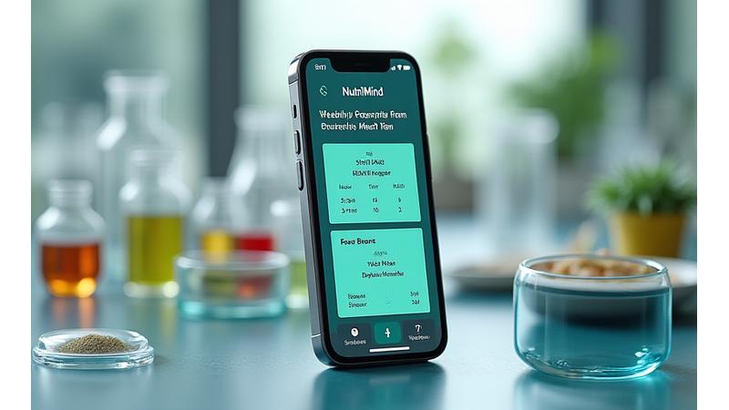 Screenshot dettagliato dell'app NutriMind