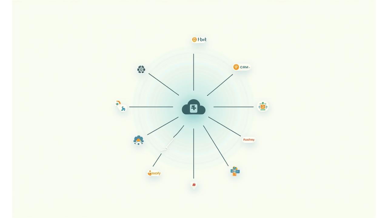 Diagramma che mostra le integrazioni possibili per una piattaforma wellness